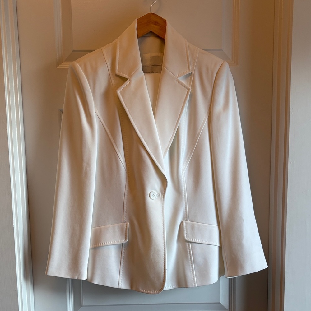 Votre Nom Classic White Blazer